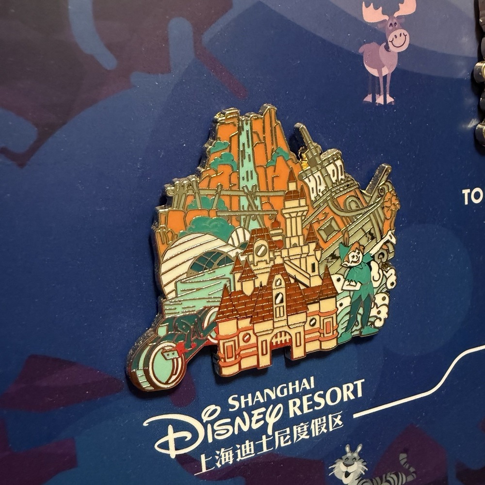 D23 Gold Member Exclusive - Around the World of Disney Parks Pin Set Only - Picture 7 of 11